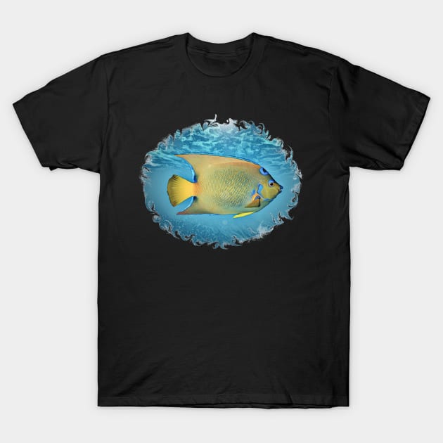 Queen Angelfish T-Shirt by PhotoArts